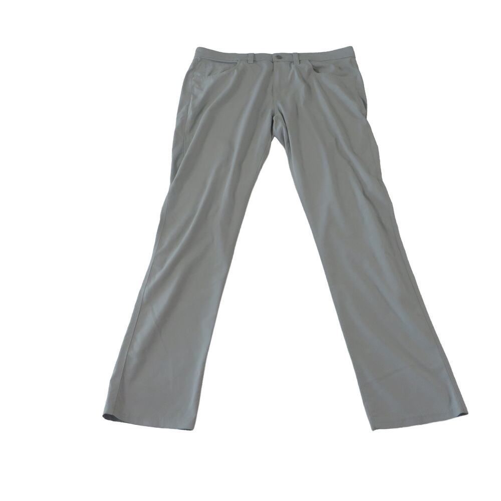 Tasc Performance Stretch Bamboo Blend Gray Golf Pants Men's 35 x 32